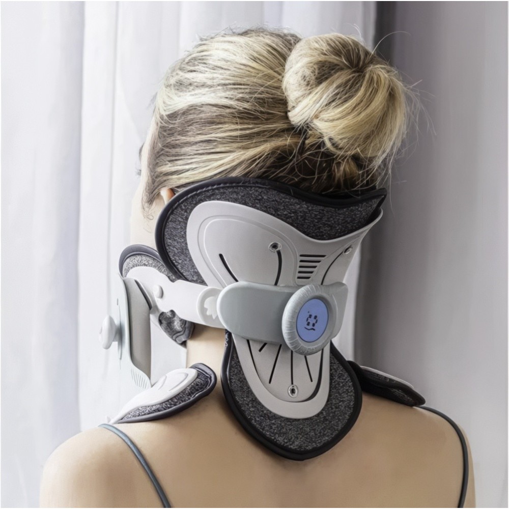 Temple cervical orthopédique avec support multi-zone, respirant