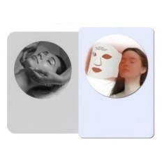 Face and neck massage with 7 therapeutic light colors