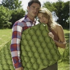 Inflatable tourist mattress 180x55x5 cm convenience on each route