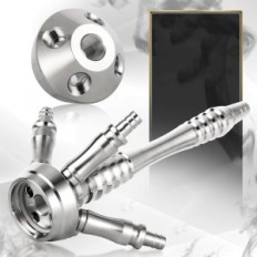 INCOME Shisha REANICE 26, "Stainless Steel, for Travel, Waterworks