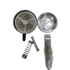 Gebruikte kitaccessoires voor waterpijp, kleiom voor pijp, zwart