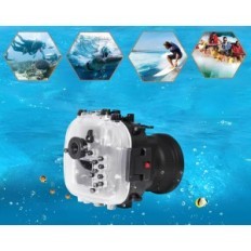 Seafrogs 40m Case sott'acqua per Fujifilm X-T3 Zoom 16-55mm nero