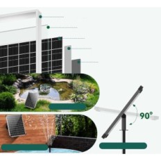 Αντλία χρέωσης Πλεκτά 20W, 320 gph με φίλτρο και φίδι 2 m που χρησιμοποιείται