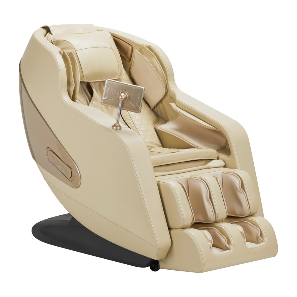 Fauteuil de massage Sakura Comfort Plus 806 beige — vue latérale