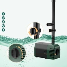 Faktureringspumpe Bilen 20W, 320 GPH med filter og snake 2 m brukt