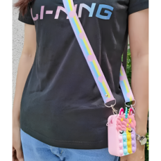 Piccola borsa IT POP Unicorn 8x4x13cm Restheq Silicone Sensory Borsa per bambini