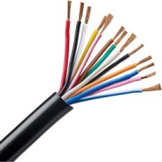 Aohewei-Kabel 13-Draht, 10 m, Schwarz, für Anhänger und Lkw