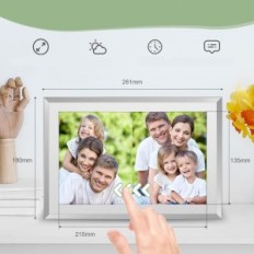 WiFi Apveelveer Ave-107 10.1 digital frame 10.1 "32GB IPS, Frameo, Silver