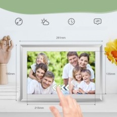 WiFi Apveelveer Ave-107 10.1 Frame digitale 10.1 "32 GB IPS, FRAMO, Argento