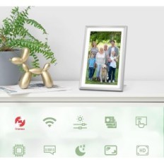 WIFI APVEELVEER AVE-107 10.1 Digitaal Frame 10.1 "32 GB IPS, Frameo, Silver