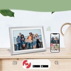 WiFi Apveelveer Ave-107 10.1 Digital Frame 10.1 "32 GB IPS, Frameo, Silver