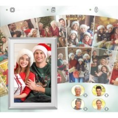 WiFi Apveelveer Ave-107 10.1 Digital Frame 10.1 "32 GB IPS, Frameo, Silver