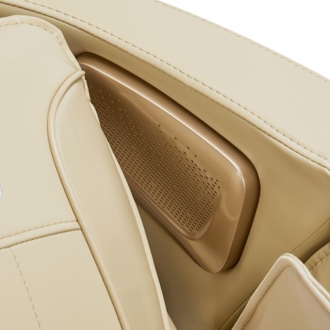 Sakura Comfort Plus 806 massagefåtölj beige — närbild av armstöd