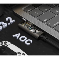 USB-C Kabelfiberoptisk Geohn.g 15m 90 ° 10GB / s till VR Ar Quest 2