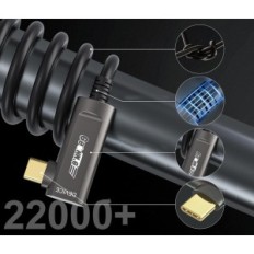 USB-C kaabelkiud kiudoptiline geohn.g 15m 90 ° 10GB / s VR AR Quest 2