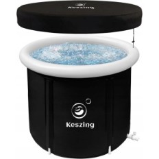 Keszing da bagno gonfiabile portatile usato per bagno di ghiaccio 80x80 cm