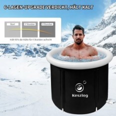 Used Portable inflatable bathtub Keszing for ice bath 80x80 cm
