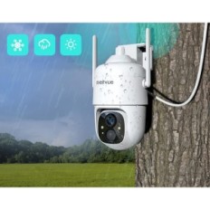 Cámara externa de NetVue 2K, inalámbrica, solar con alimentación