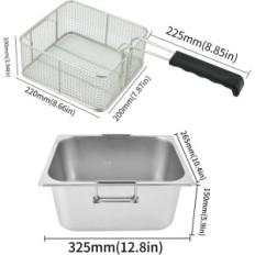 DUMAS DE DULNICE UTILIZADO DZL-10B 6L 3000W TERMOSTAT 60-200 ° C