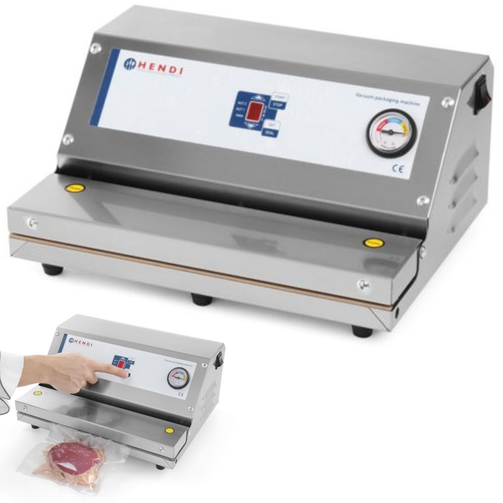 Emballeringsmaskine Vakuumemballage til madposer - Hendi 970362