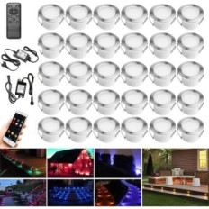 USZKODZONY Zestaw lamp podłogowych GEYUEYA Home D31 WiFi RGBW 31 mm 30 szt.