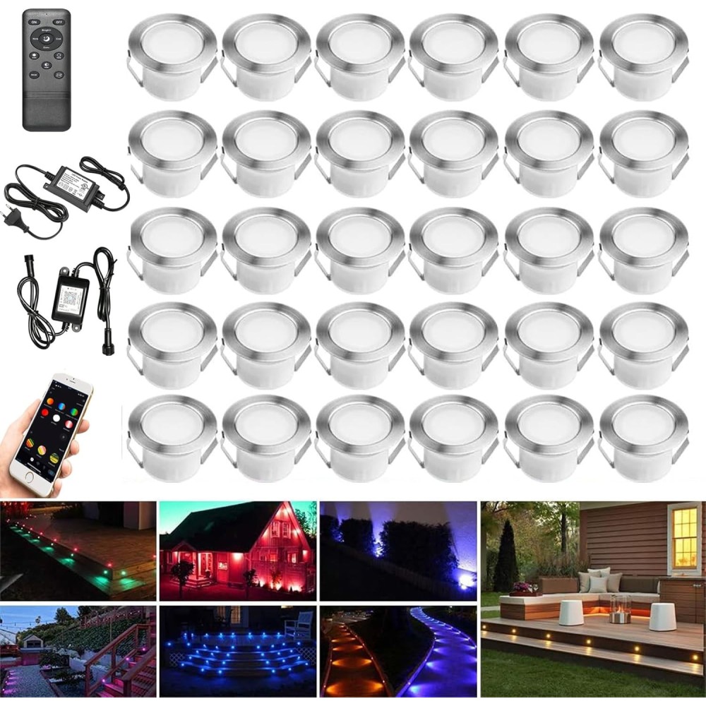 Kit Dañado Lámparas de pie Geyuey Home D31 WiFi RGBW 31 mm 30 PCS.