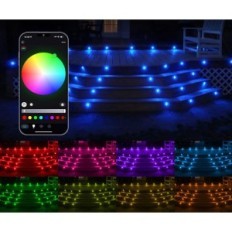 Vaurioitunut pakkaus lattiavalaisimet Geyuey Etusivu D31 WiFi RGBW 31 mm 30 kpl.