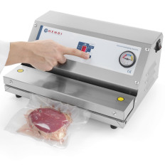 Verpackungsmaschine Vakuumverpackung für Lebensmittelbeutel - Hendi 970362