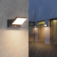 Rossz LED fali lámpa Világítás 24W mozgásérzékelő 1500lm 3000K 2db.