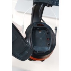 Κατεστραμμένο προστατευτικό σύνολο Bluetooth πρωταθλήματος 5.3 SNR 30 dB, πορτοκαλί