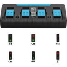 Chargeur Xnjtg-DC18SF 14,4V-18V 4 ports de remplacement pour Makita