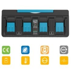 Laddare XNJTG-DC18SF 14,4V-18V 4 Portar Byte av Makita