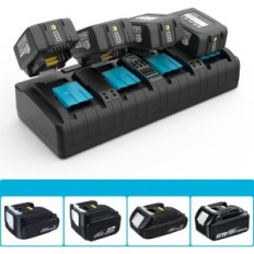 Nabíječka XNJTG-DC18SF 14,4v-18V 4 Přístav Náhrada pro Makitu