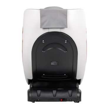 Sakura Classic 306 massage chair white gray — rear view