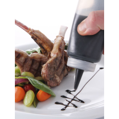 Contenedor del dispensador para salsas frías 0.35l. transparente - Hendi 557822