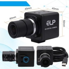 USB ELP-USB4KHDR01-MFV (2.8-12mm) 3840x2160 Fotocamera per un computer con zoom e un obiettivo flottante