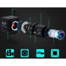 Kamera USB ELP-USB4KHDR01-MFV(2.8-12mm) 3840x2160 kamera do komputera z zoomem i obiektywem zmiennoogniskowym