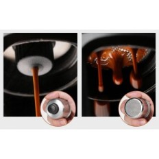 Draagbare Express Starso Classik SP200 2in1 fijngehakte koffie en capsules NS