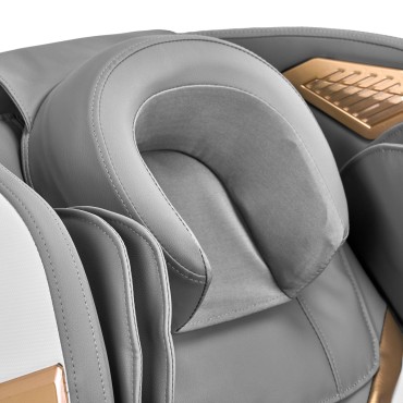 Sakura Classic 306 massagestol hvid grå — nærbillede af hoved