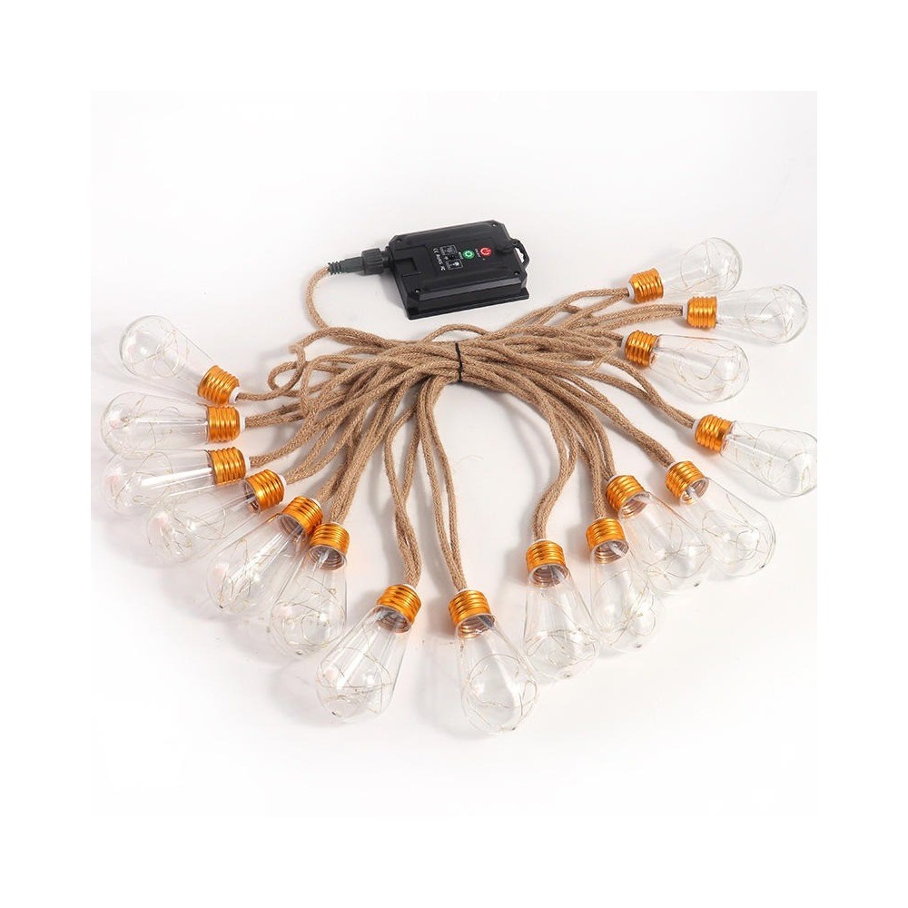 Solar Garland LED 10 M Kaart Runny Vintage Kerstverlichting Duurzaam