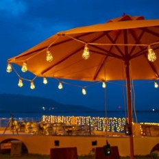 Solar Garland LED 10m Card Runny Vintage Christmas Lights Durable