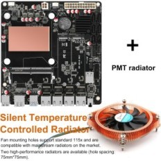 Výstava základní deska N100 US 4 * I226 2,5 g LAN 6 * SATA3.0 1 * DDR5 2 * m.2