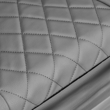 Sakura Classic 306 massagestoel wit grijs — detail zitvlak