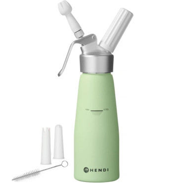 Sifão para chicoteado pistache creme 0,5 l - Hendi 975879