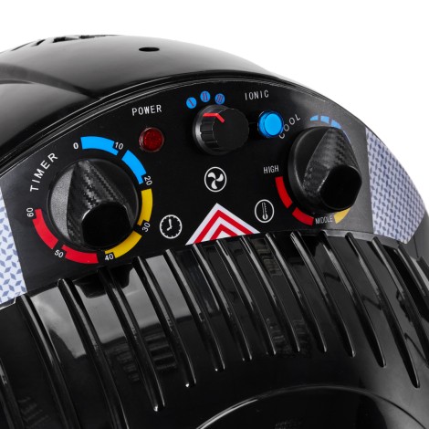 Gabbiano Centurion LVI-203S trojstupňový iónový stojací sušič vlasov čierny — detail ovládania