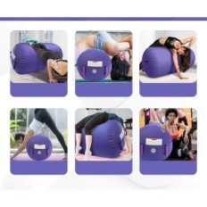 Eje gimnástico de PPxia inflable con yoga y bomba de entrenamiento en casa