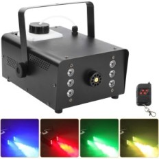 Macchina da fumo usata Uking 1500W LED RGB Tank 1L Telecomando 6 min Riscaldamento