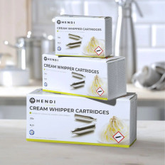 Siphon Cartridges pro šlehačkový smetanový plyn N2O 24 ks. - Hendi 588215