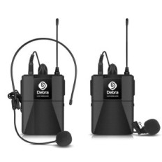 Mikrofon System D Debra Audio AU400 PRO UHF 4 Kanaler med 4 bodybakker