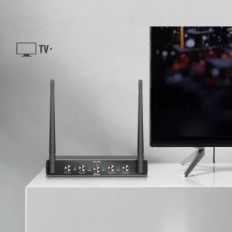 Mikrofonsystem Debra Audio AU400 Pro UHF 4 kanaler med 4 mikrofoner